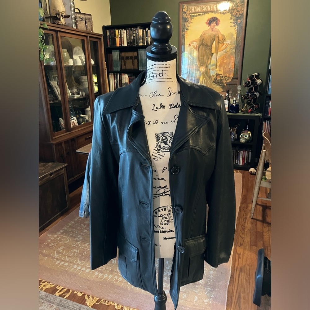 Vintage Swann Leather Jacket